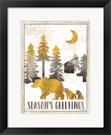 Framed Season&#39;s Greetings Print