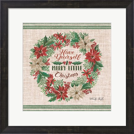 Framed Have Yourself a Merry Little Christmas Print