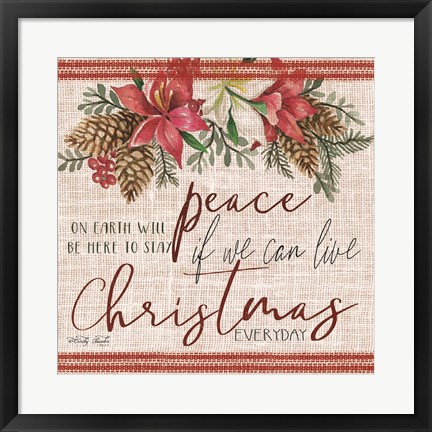 Framed Peace on Earth Print