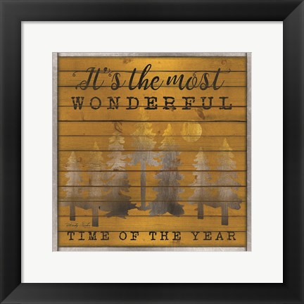 Framed It&#39;s the Most Wonderful Time of the Year Print