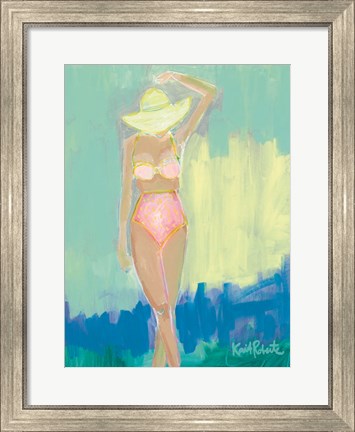 Framed Sunbather Series:  Summer Sway Print