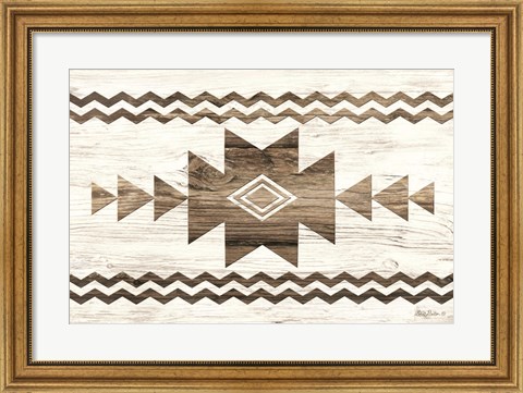 Framed Southwest Wood I Print
