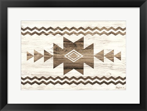 Framed Southwest Wood I Print