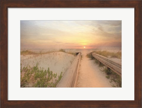 Framed Jacksonville at Daybreak Print