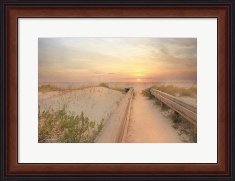 Framed Jacksonville at Daybreak Print