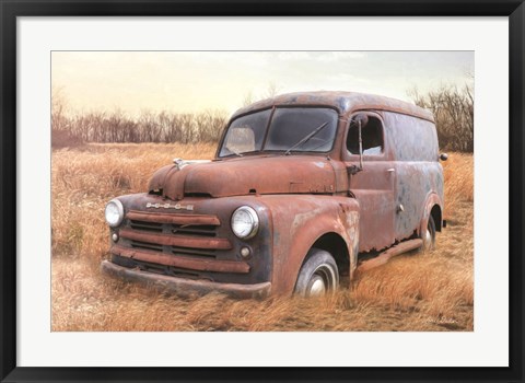 Framed Abandoned Dodge Print