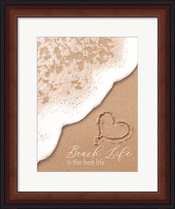 Framed Beach Life Print