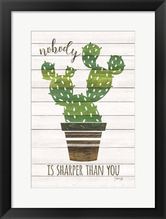 Framed Nobody is Sharper than You Print