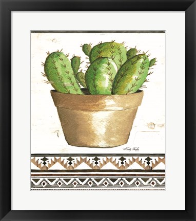 Framed Happy Cactus Print