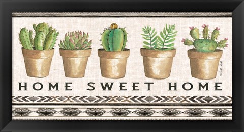 Framed Native Home Sweet Home Print