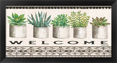 Framed Native Welcome Print