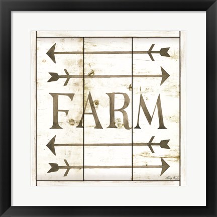 Framed Arrow Farm Print