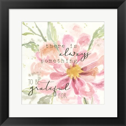 Framed Grateful Blooms Print