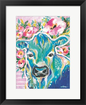 Framed My Cow Star Print