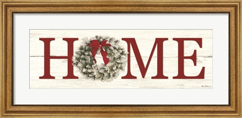 Framed Christmas Home Print