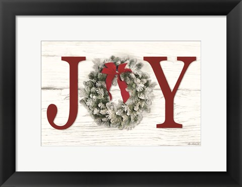 Framed Christmas Joy Print