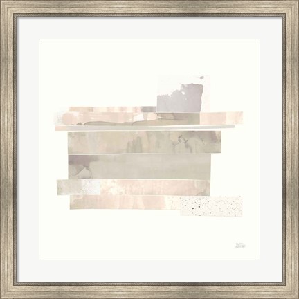 Framed Stacks IV Neutral Print