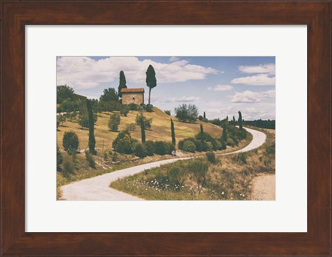 Framed Strada Bianca I Print