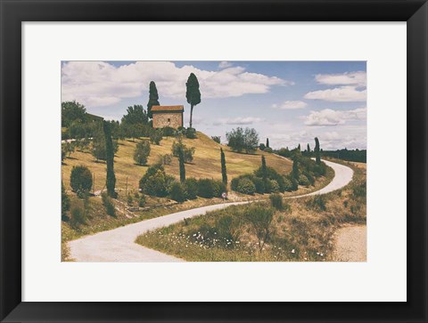 Framed Strada Bianca I Print