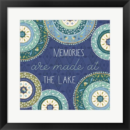 Framed Otomi Lake XV Print