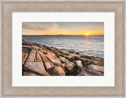 Framed Acadia Sunrise Print