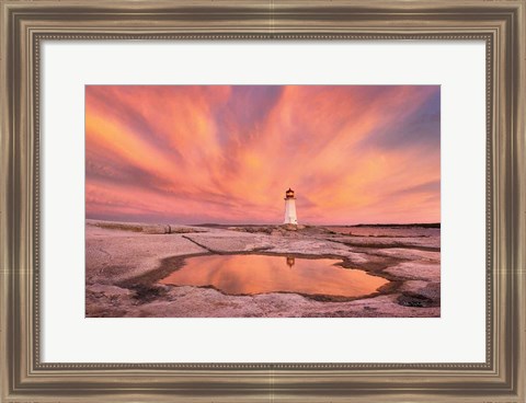 Framed Peggys Cove Nova Scotia Print