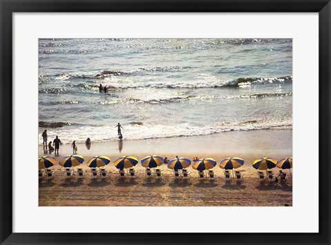 Framed Day at the Beach Print