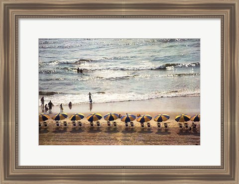 Framed Day at the Beach Print