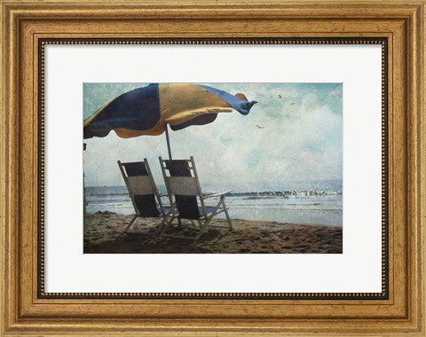 Framed Sea For Two Print