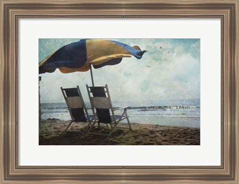 Framed Sea For Two Print