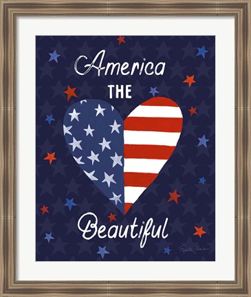 Framed America The Beautiful VI Print