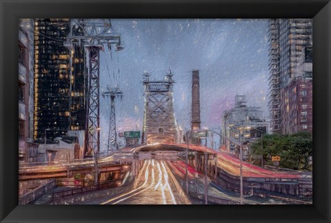 Framed Queensboro Bridge 2 Print