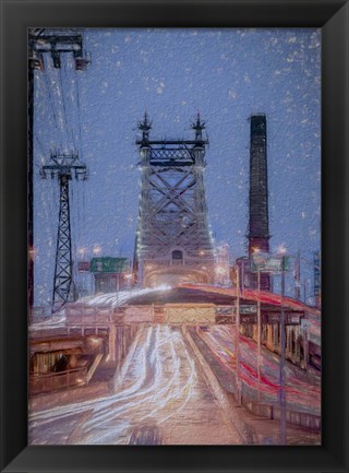 Framed Queensboro Bridge 3 Print