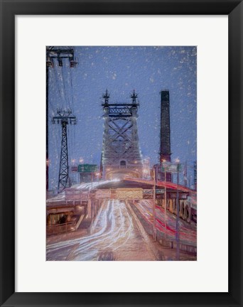 Framed Queensboro Bridge 3 Print