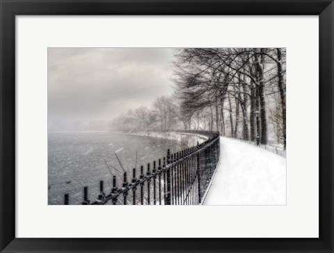 Framed Central Park Storm 2 Print