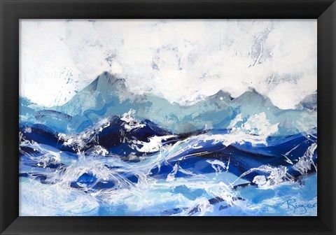 Framed Wind and Waves Print