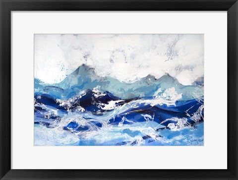 Framed Wind and Waves Print