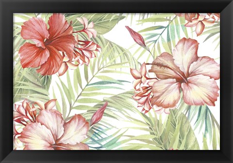 Framed Hibiscus Print