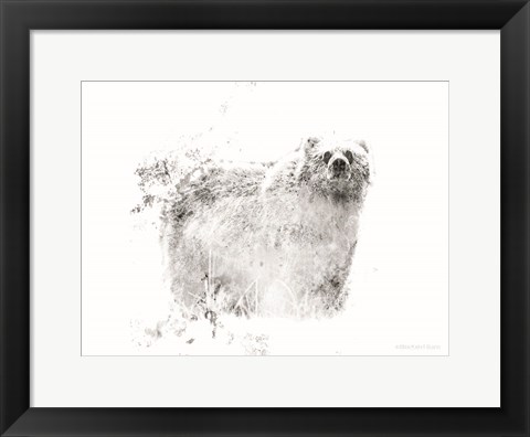 Framed Bear Print