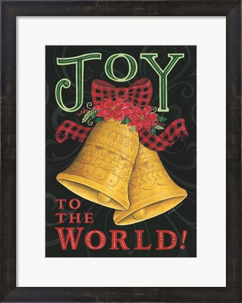 Framed Christmas Bells Print