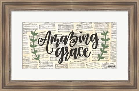 Framed Amazing Grace Print