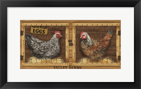 Framed Chicken House Print