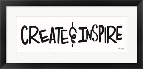 Framed Create &amp; Inspire Print