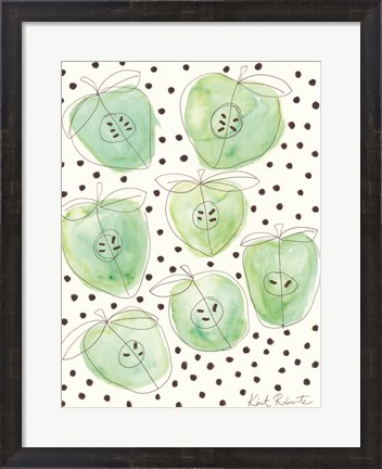 Framed Apple a Day Print