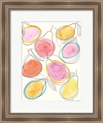 Framed So Many Pears Print